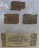 US 5 cent Postage Currency, US 10 cent Postage