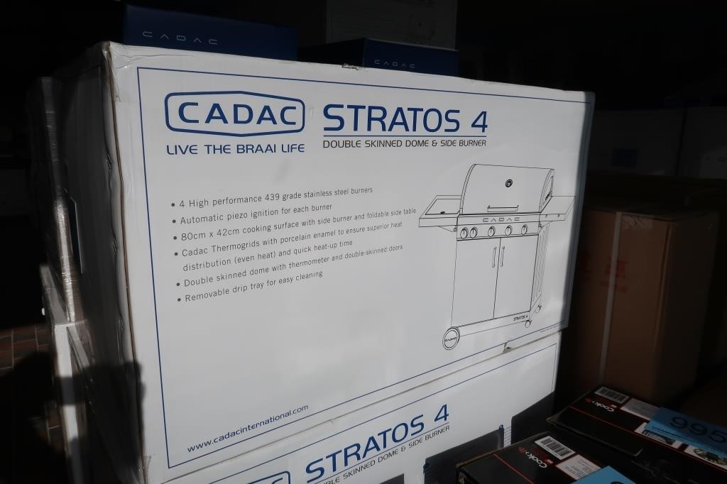 Cadac Stratos 4 brænder + sidebrænder | Campen Auktioner