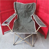 Fold Up Chair w/ Drink Pocket