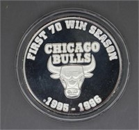 Chicago Bulls Limited Edition Silver Mint Coin