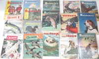 (16) "Outdoors" Magazines from the 1940's