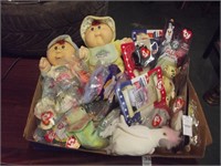Beanie Babies and Cabbage Patch Lot
