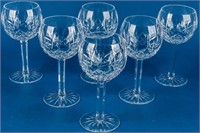 Set of 6 Waterford Crystal Wine Glasses	Lismore