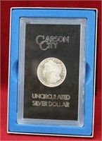 1882 Carson City Uncirculated Silver Dollar