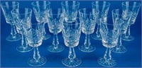Lot of 12 Waterford Pattern Kenmare Wine Glasses