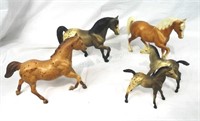 5 Pcs Toy Breyer Horses & Foals