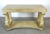Wood Console Hall Table
