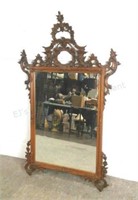Carved Wood Frame Mirror