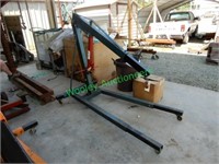 Grey Shop Crane w/ 3 Ton Long Ram Hydraulic Jack