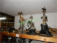 4 Assorted Steering Columns in Group