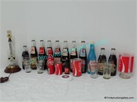 Group of Vintage Coca Cola Collectibles Bottles +