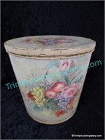 Hand Painted Storage Container - Large