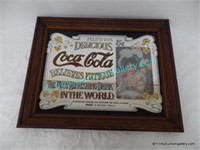 Vintage Style Coca Cola Advertisement Mirror
