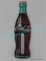 1950's Tin Coca Cola Advertisement Thermometer
