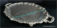 Wilcox IS Silverplate Footed Butler Tray