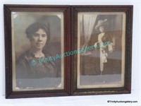 Antique ca.1900's Photographs of Twin Sisters