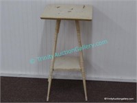 Vintage 1940's Shabby Chic Oak Side Table