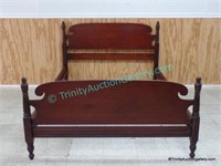 Antique Mahogany Full Size 4 Post Bed