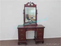 Antique Mahogany Vanity w/ Mirror