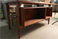 Mid-Century Modern desk with bookcase