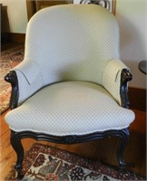 Victorian gentleman's chair
