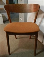 Mid-Century Modern teak chair signed GEORGE TANIER Denmark