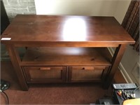 Wooden Entertainment TV Stand