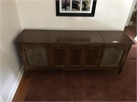 Vintage Zenith Console Stereo with Misc Records