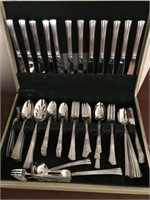 Set of Wallace Stainless Steel Flatware in Box