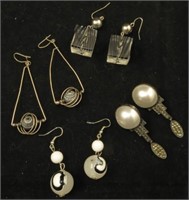 (4) SETS DECO / CONTEMPORARY EARRINGS
