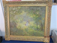 Mar 3 Online Only - TC Steele Oil Painting
