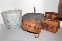 Hand Painted Baskets
