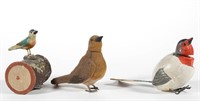 GERMAN COMPOSITION / PAPIER MACHE BIRD CANDY