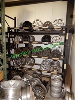 8'x8' Wheel Rack/Shop Shelving