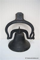 Vintage Large #2 Cast Iron Bell w/ Yoke