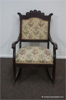 Antique c.1890 Eastlake Rocking Chair
