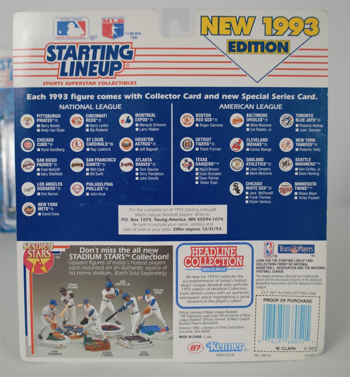 Nolan Ryan Starting Lineup 1992 Edition Texas Rangers Kenner for sale online 