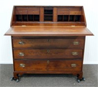 Antique c.1860's Mahogany Secretary Desk - Bureau