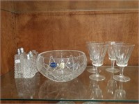 Lot of Crystal & Glass Items