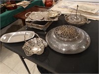 Assorted Lot of Silver Plated Items
