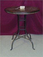 Oak and Iron Parlor Table