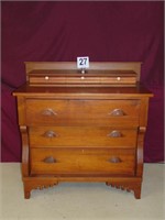 Walnut Victorian Transitional Dresser