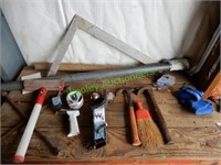 2 Hammers, Trailer Hitch, Tools & Other Items