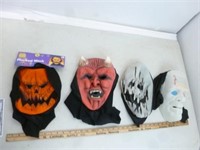 4 Halloween Masks