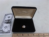 Beautiful Fire Opal Ring w/ Case