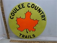 Coulee Country Trails Heavy Metal Sign