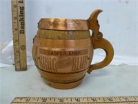 Hamm's Casper Eng Krug Klub Wooden Beer Mug