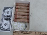 300 Wheat Cents in 6 Rolls