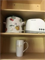 Rival Crock Pot and Bagel Toaster and Large Mug