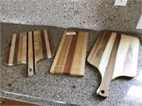 3 Mixed Wood Cutting Boards